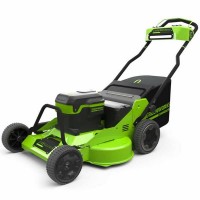Купить профессиональную аккумуляторную газонокосилка GREENWORKS (Гринворкс) 82LM30S 82V серия OPTIMUS. В комплекте НЕТ АКБ и ЗУ (2519207)