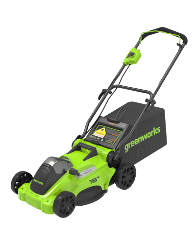 Аккумуляторная газонокосилка GREENWORKS (Гринворкс) GD40LM16X (2517907) без АКБ и ЗУ