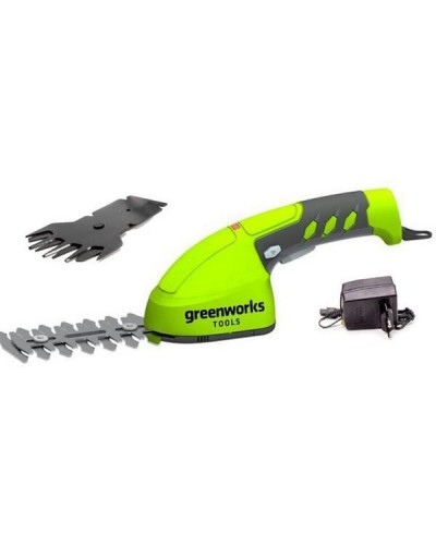Аккумуляторные ножницы GREENWORKS (Гринворкс) G7,2GS (1600107) с АКБ 2 Ah и ЗУ
