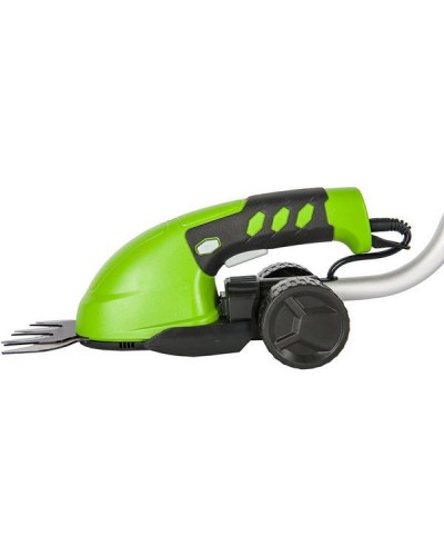 Аккумуляторные ножницы GREENWORKS (Гринворкс) G7,2GS (1600807) с АКБ 2 Ah и ЗУ с телескопической ручкой