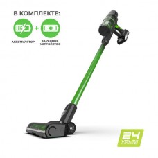 Купить аккумуляторный пылесос GREENWORKS (Гринворкс) G24SVK4 (4700607UB) с АКБ 4 Ah и ЗУ