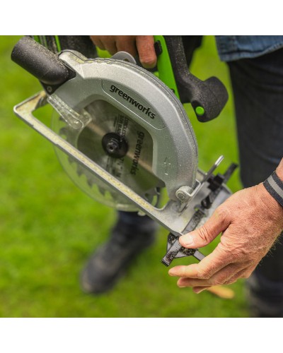 Аккумуляторная циркулярная пила GREENWORKS (Гринворкс) GD24CS (1500907) без АКБ и ЗУ