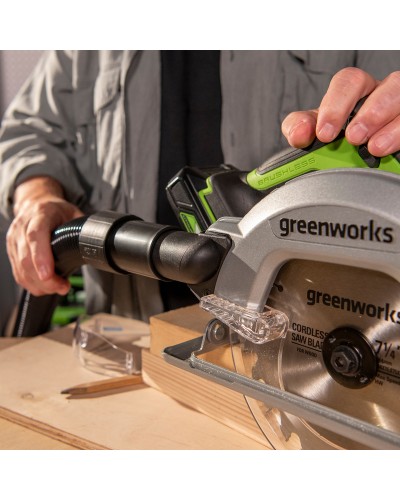 Аккумуляторная циркулярная пила GREENWORKS (Гринворкс) GD24CS (1500907) без АКБ и ЗУ