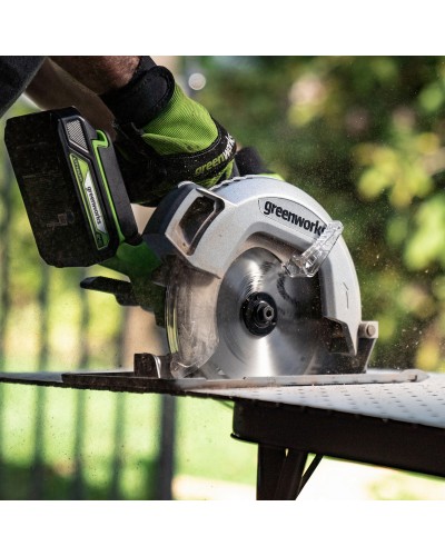Аккумуляторная циркулярная пила GREENWORKS (Гринворкс) GD24CS (1500907) без АКБ и ЗУ