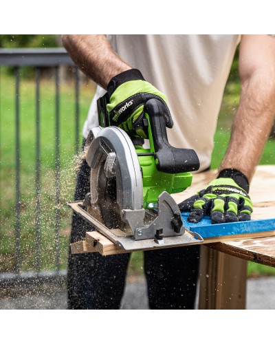 Аккумуляторная циркулярная пила GREENWORKS (Гринворкс) GD24CS (1500907) без АКБ и ЗУ
