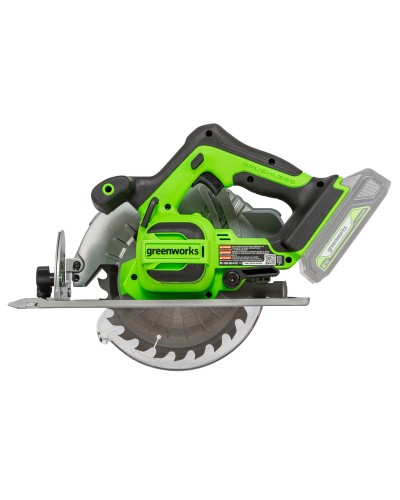 Аккумуляторная циркулярная пила GREENWORKS (Гринворкс) GD24CS (1500907) без АКБ и ЗУ