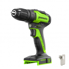 Аккумуляторная дрель-шуруповерт GREENWORKS (Гринворкс) GD24DD35 (3704007) бесщеточная без АКБ и ЗУ