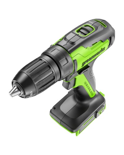 Аккумуляторная дрель-шуруповерт GREENWORKS (Гринворкс) GD24DD35 (3704007) бесщеточная без АКБ и ЗУ