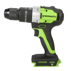 Аккумуляторная дрель-шуруповерт GREENWORKS (Гринворкс) GD24DD60 (3704107) бесщеточная без АКБ и ЗУ