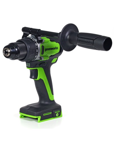 Аккумуляторная дрель-шуруповерт GREENWORKS (Гринворкс) GD24DD90 (3707507) бесщеточная без АКБ и ЗУ