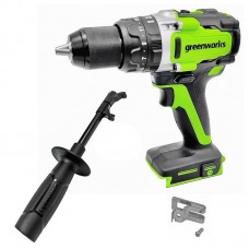 Аккумуляторная дрель-шуруповерт GREENWORKS (Гринворкс) GD24DD140 (3707607) бесщеточная без АКБ и ЗУ