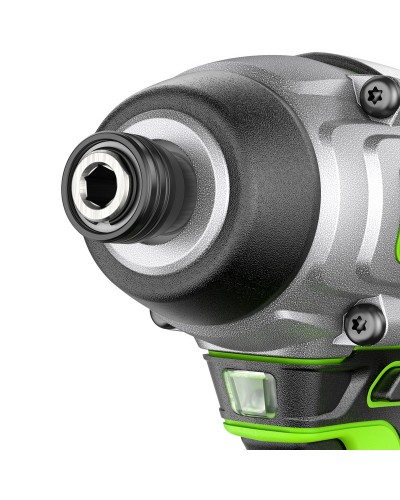 Аккумуляторный ударный бесщеточный винтоверт GREENWORKS (Гринворкс) GD24ID3 (3802807) без АКБ и ЗУ