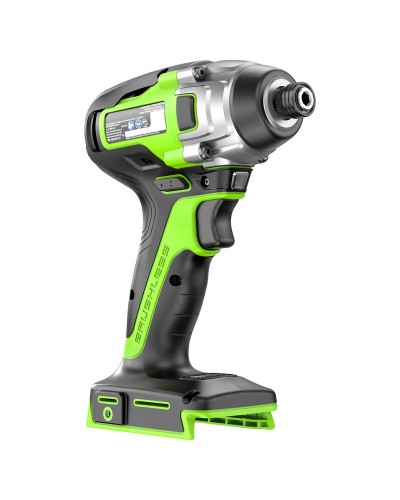 Аккумуляторный ударный бесщеточный винтоверт GREENWORKS (Гринворкс) GD24ID3 (3802807) без АКБ и ЗУ