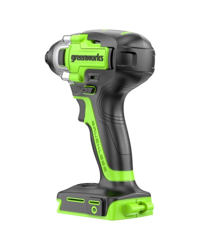 Аккумуляторный ударный бесщеточный винтоверт GREENWORKS (Гринворкс) GD24ID3 (3802807) без АКБ и ЗУ