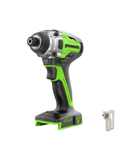 Аккумуляторный ударный бесщеточный винтоверт GREENWORKS (Гринворкс) GD24ID3 (3802807) без АКБ и ЗУ