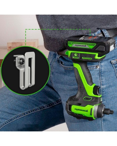 Аккумуляторный ударный бесщеточный гайковерт GREENWORKS (Гринворкс) G24IW200 (3803607) без АКБ и ЗУ
