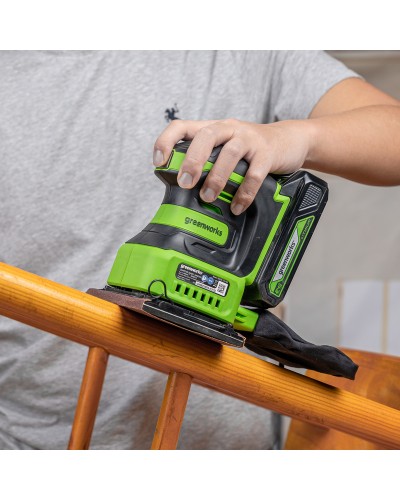 Аккумуляторная плоскошлифовальная машина GREENWORKS (Гринворкс) G24SS14 (3100507) без АКБ и ЗУ