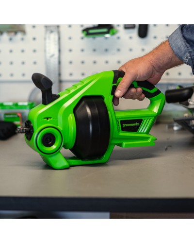 Аккумуляторный сантехнический трос GREENWORKS (Гринворкс) G24DA (3707307) без АКБ и ЗУ
