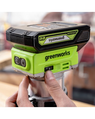 Аккумуляторный фрезер GREENWORKS (Гринворкс) G24RO (3502507) без АКБ и ЗУ