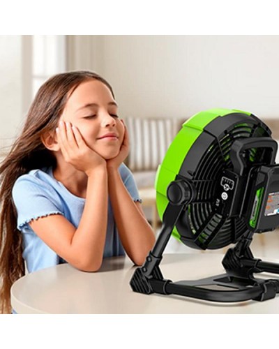 Вентилятор с гибридным питанием GREENWORKS (Гринворкс) G24FAN 24V/110-240V 3503407 аккумуляторный