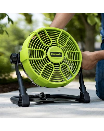Вентилятор с гибридным питанием GREENWORKS (Гринворкс) G24FAN 24V/110-240V 3503407 аккумуляторный