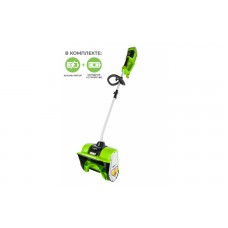 Купить снегоуборщик-снеголопату Greenworks G40SSK2 40В (в комплекте АКБ + Зарядное устройство)