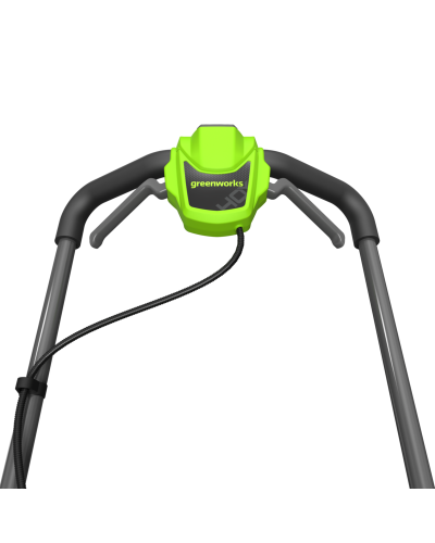 Аккумуляторная несамоходная газонокосилка Greenworks GD40LM411 40В (БЕЗ АКБ и ЗУ) (2521007)