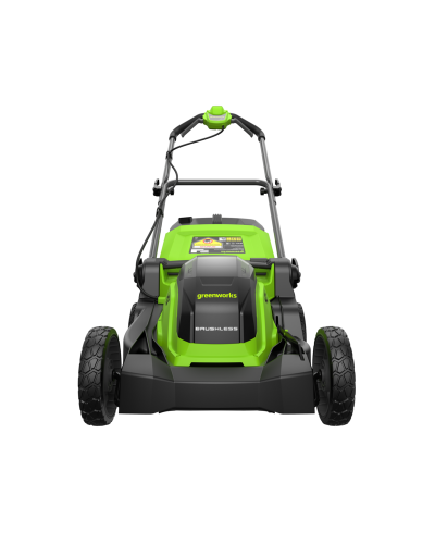 Купить несамоходную аккумуляторную газонокосилку Greenworks GD40LM411 с АКБ и ЗУ (2521007UB)