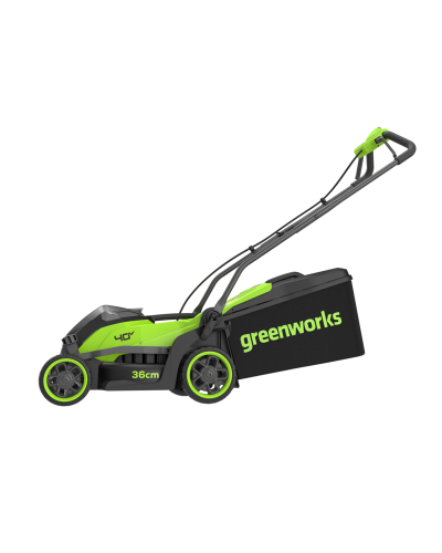 Купить аккумуляторную газонокосилку Greenworks 40В GD40LM361K4 с АКБ и ЗУ (2520807UB)