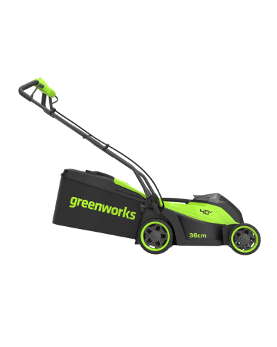 Купить аккумуляторную газонокосилку Greenworks 40В GD40LM361K4 с АКБ и ЗУ (2520807UB)