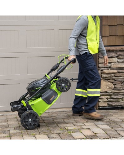 Аккумуляторная газонокосилка Greenworks GC82LM51SP2 82В (АКБ 5А/ч + ЗУ на 2 слота) ВТОРОЙ АККУМУЛЯТОР В ПОДАРОК!