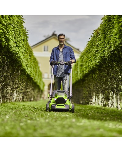 Аккумуляторная газонокосилка Greenworks GD60LM51SP 51см 60В (АКБ 5А/ч x 2 + ЗУ на 2 слота) ВТОРОЙ АККУМУЛЯТОР В ПОДАРОК!