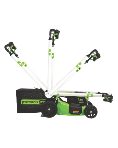 Аккумуляторная газонокосилка Greenworks GD60LM51SP 51см 60В (АКБ 5А/ч x 2 + ЗУ на 2 слота) ВТОРОЙ АККУМУЛЯТОР В ПОДАРОК!