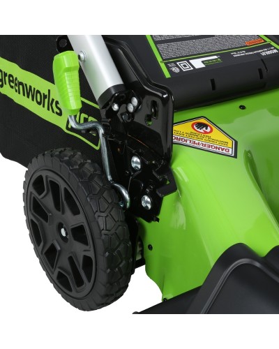 Аккумуляторная газонокосилка Greenworks GD60LM51SP 51см 60В (АКБ 5А/ч x 2 + ЗУ на 2 слота) ВТОРОЙ АККУМУЛЯТОР В ПОДАРОК!