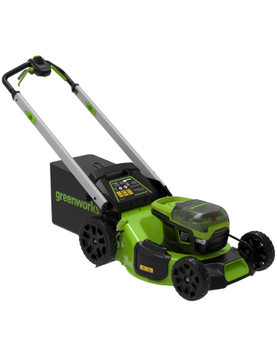 Аккумуляторная газонокосилка Greenworks GD60LM51SP 51см 60В (АКБ 5А/ч x 2 + ЗУ на 2 слота) ВТОРОЙ АККУМУЛЯТОР В ПОДАРОК!