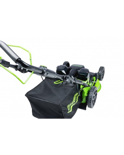 Газонокосилка самоходная аккумуляторная GreenWorks GC82LM61S TwinForce с АКБ 8 Aч + ЗУ