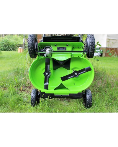 Газонокосилка самоходная аккумуляторная GreenWorks GC82LM61S TwinForce с АКБ 8 Aч + ЗУ