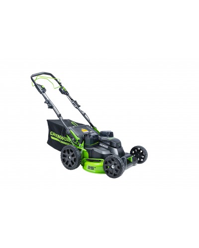 Газонокосилка самоходная аккумуляторная GreenWorks GC82LM61S TwinForce с АКБ 8 Aч + ЗУ