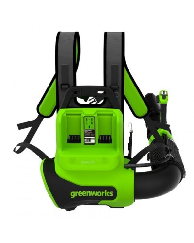 Воздуходувка аккумуляторная ранцевая Greenworks GD40BPG2 40В (без АКБ и ЗУ)