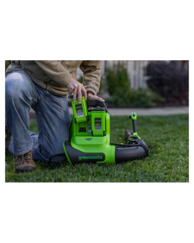 Воздуходувка аккумуляторная ранцевая Greenworks GD40BPG2 40В (без АКБ и ЗУ)