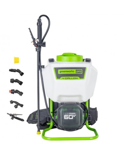 Аккумуляторный садовый опрыскиватель GREENWORKS (Гринворкс) 60V (5300107) с АКБ 5 Ач и ЗУ