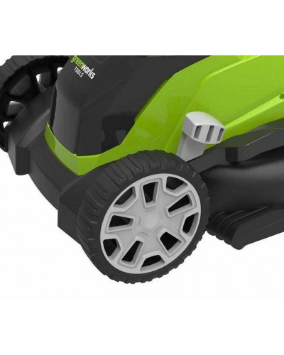 Несамоходная аккумуляторная газонокосилка GREENWORKS (Гринворкс) G40LM35K5 с АКБ 5 Ah и ЗУ (2501907UF)