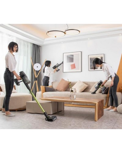 Купить аккумуляторный вертикальный пылесос GREENWORKS (Гринворкс) GD24SV (4701407UB). В комплекте АКБ 4А/ч + ЗУ (ВНИМАНИЕ! сразу 4 насадки в комплекте)
