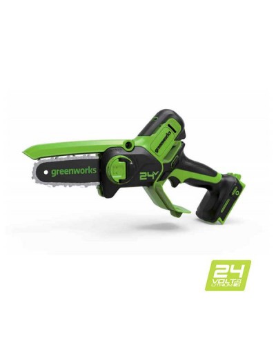 Аккумуляторная электропила GREENWORKS (Гринворкс) GD24CSMNX 15 см (2008707) без АКБ и ЗУ