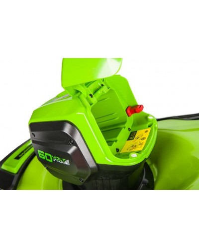 Аккумуляторная газонокосилка GREENWORKS (Гринворкс) GD60LM46HP (2502807UB) с АКБ 4 Ah и ЗУ