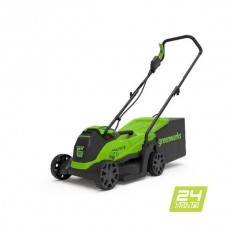 Аккумуляторная газонокосилка GREENWORKS (Гринворкс) GD24LM33 (2516107) без АКБ и ЗУ